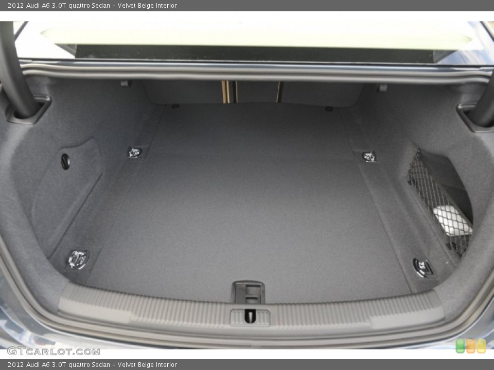 Velvet Beige Interior Trunk for the 2012 Audi A6 3.0T quattro Sedan #56941586