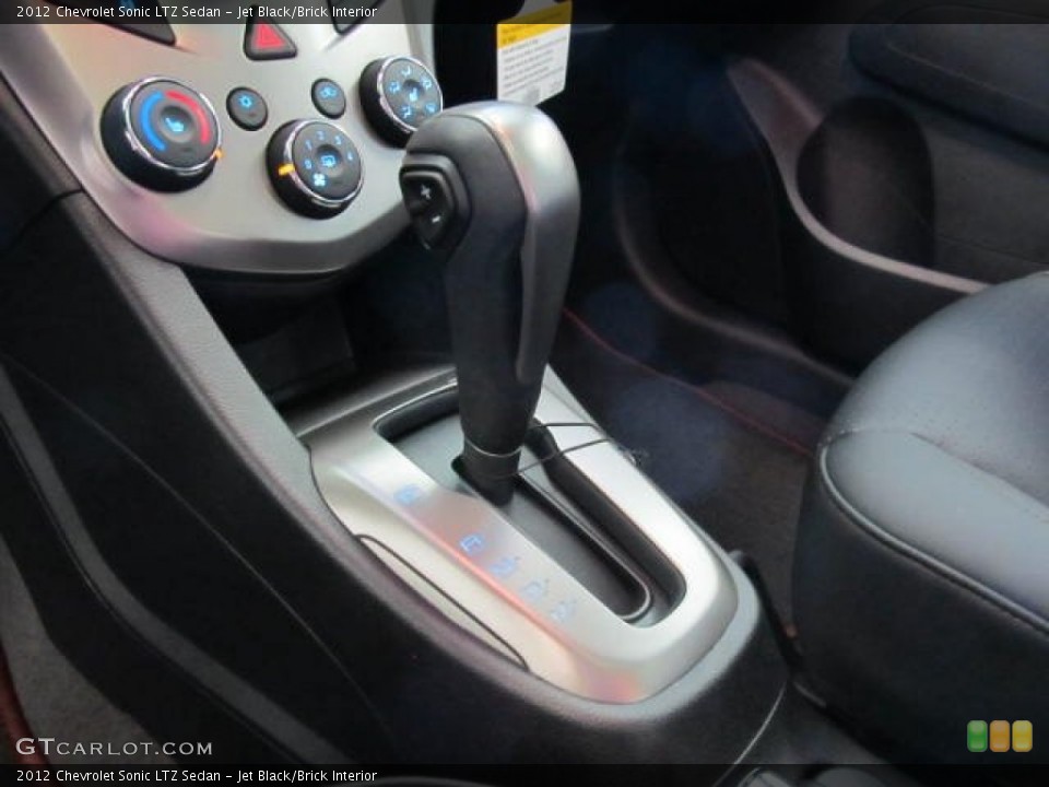 Jet Black/Brick Interior Transmission for the 2012 Chevrolet Sonic LTZ Sedan #56941790