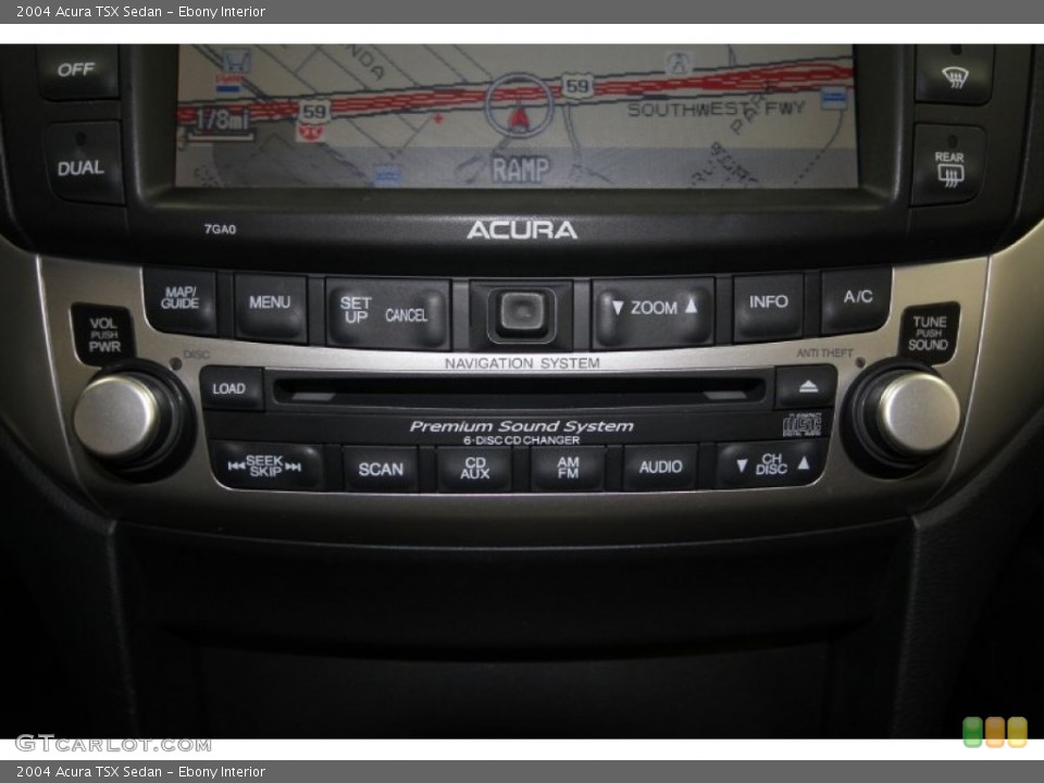 Ebony Interior Controls for the 2004 Acura TSX Sedan #56943242