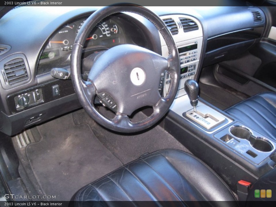 Black 2003 Lincoln LS Interiors