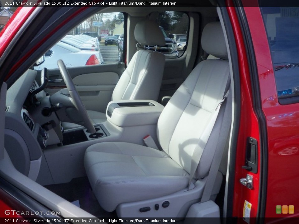 Light Titanium/Dark Titanium Interior Photo for the 2011 Chevrolet Silverado 1500 LTZ Extended Cab 4x4 #56948939