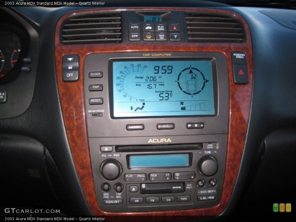 Quartz Interior Controls for the 2003 Acura MDX  #56949209