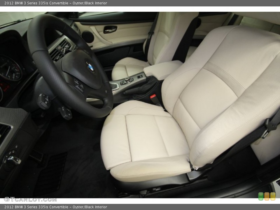 Oyster/Black Interior Photo for the 2012 BMW 3 Series 335is Convertible #56949256