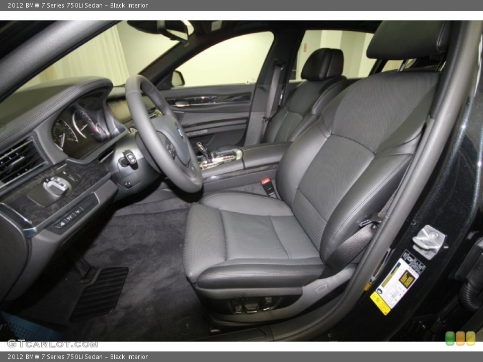 Black Interior Photo for the 2012 BMW 7 Series 750Li Sedan #56949638
