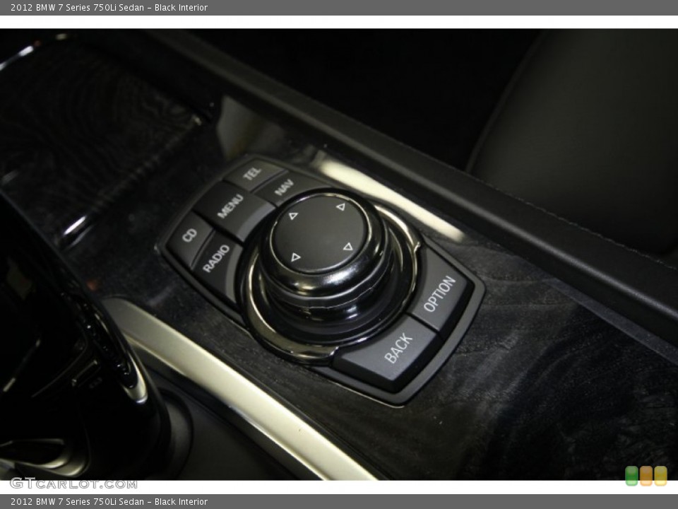 Black Interior Controls for the 2012 BMW 7 Series 750Li Sedan #56949706