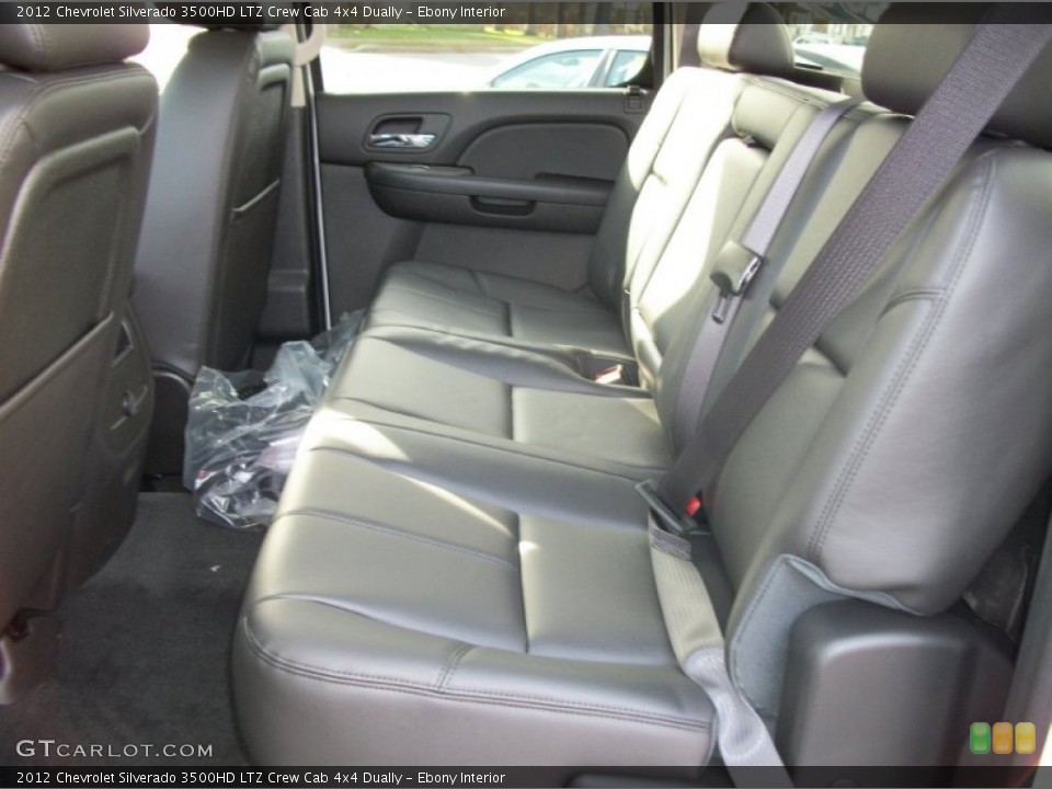 Ebony Interior Photo for the 2012 Chevrolet Silverado 3500HD LTZ Crew Cab 4x4 Dually #56949719