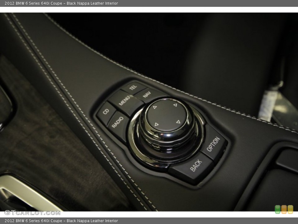 Black Nappa Leather Interior Controls for the 2012 BMW 6 Series 640i Coupe #56949962