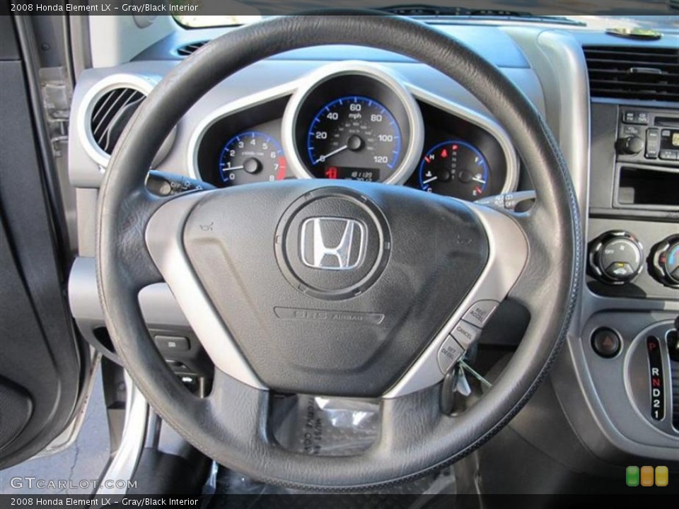 Gray/Black Interior Steering Wheel for the 2008 Honda Element LX #56953280