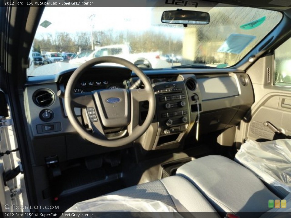 Steel Gray Interior Dashboard for the 2012 Ford F150 XL SuperCab #56957243