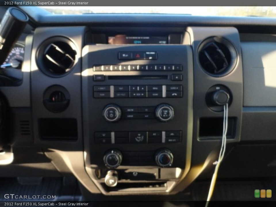 Steel Gray Interior Controls for the 2012 Ford F150 XL SuperCab #56957297