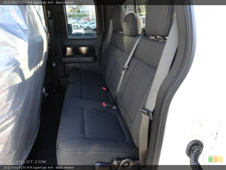 Black Interior Photo for the 2012 Ford F150 FX4 SuperCab 4x4 #56957414