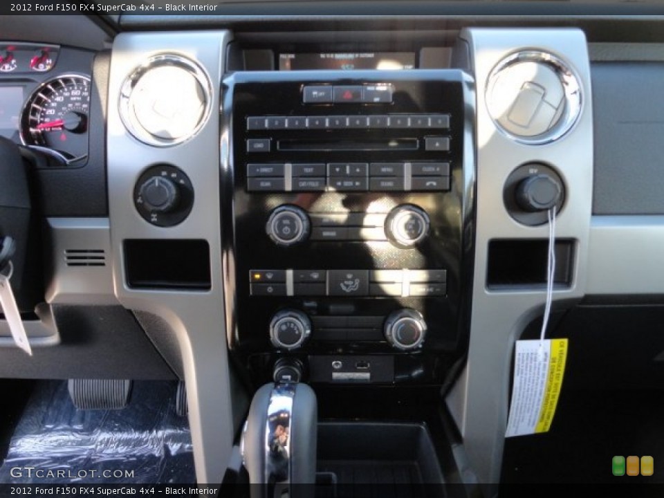Black Interior Controls for the 2012 Ford F150 FX4 SuperCab 4x4 #56957479