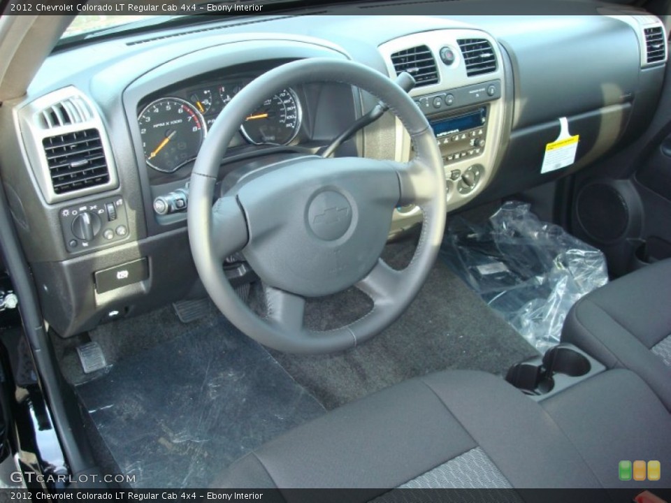 Ebony Interior Dashboard for the 2012 Chevrolet Colorado LT Regular Cab 4x4 #56958854