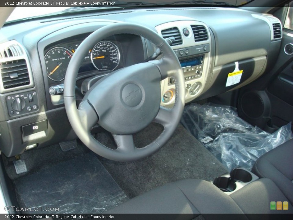 Ebony Interior Dashboard for the 2012 Chevrolet Colorado LT Regular Cab 4x4 #56959208