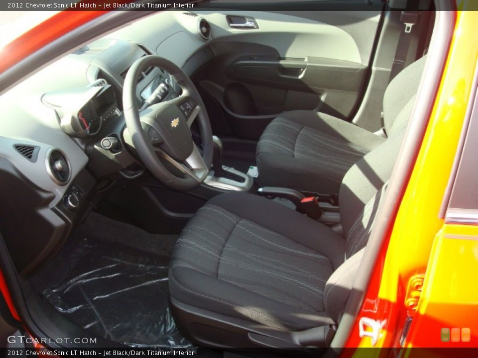 Jet Black/Dark Titanium Interior Photo for the 2012 Chevrolet Sonic LT Hatch #56959316