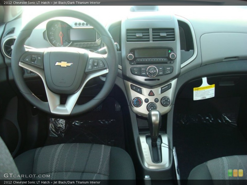 Jet Black/Dark Titanium Interior Dashboard for the 2012 Chevrolet Sonic LT Hatch #56959329