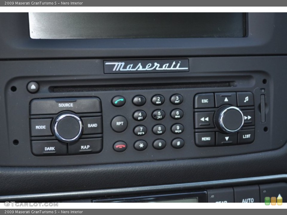 Nero Interior Audio System for the 2009 Maserati GranTurismo S #56960144