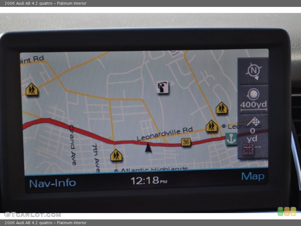 Platinum Interior Navigation for the 2006 Audi A8 4.2 quattro #56960381