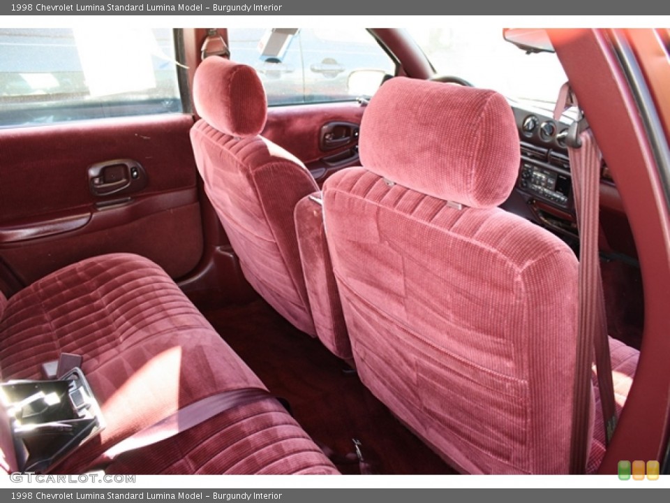 Burgundy Interior Photo for the 1998 Chevrolet Lumina  #56960768