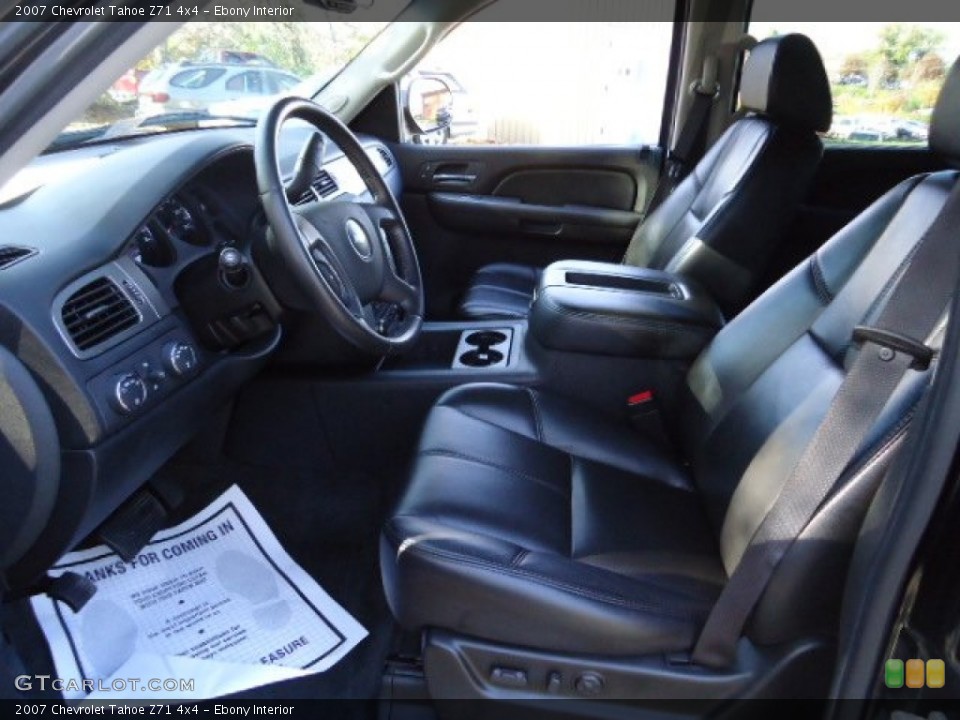 Ebony Interior Photo for the 2007 Chevrolet Tahoe Z71 4x4 #56960963