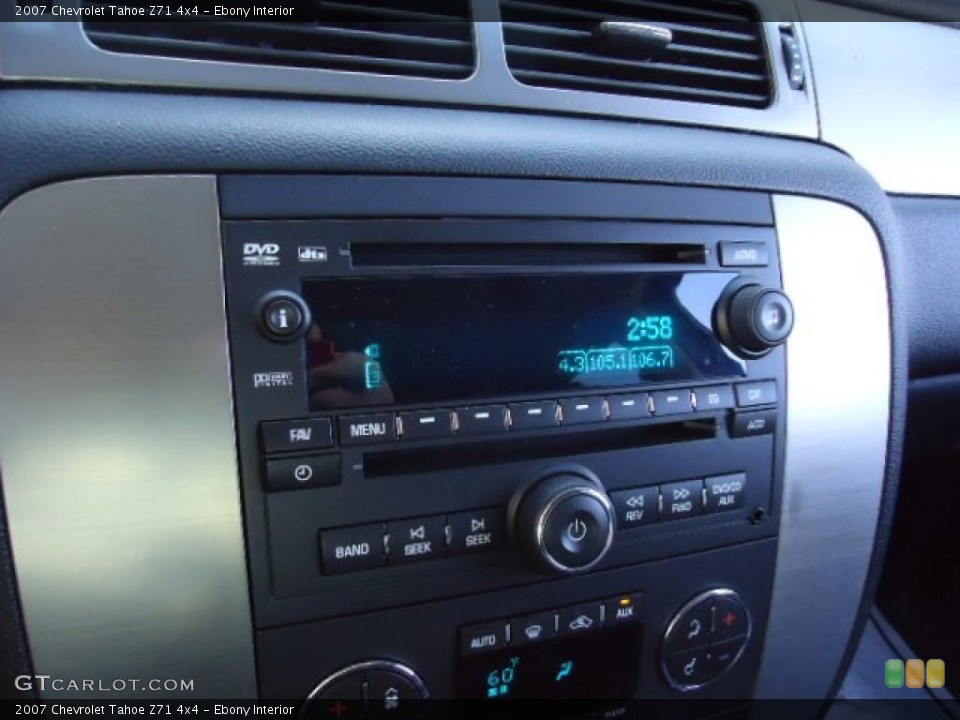 Ebony Interior Audio System for the 2007 Chevrolet Tahoe Z71 4x4 #56961026