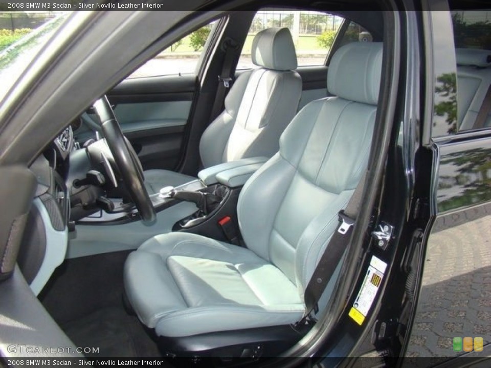 Silver Novillo Leather Interior Photo for the 2008 BMW M3 Sedan #56961242