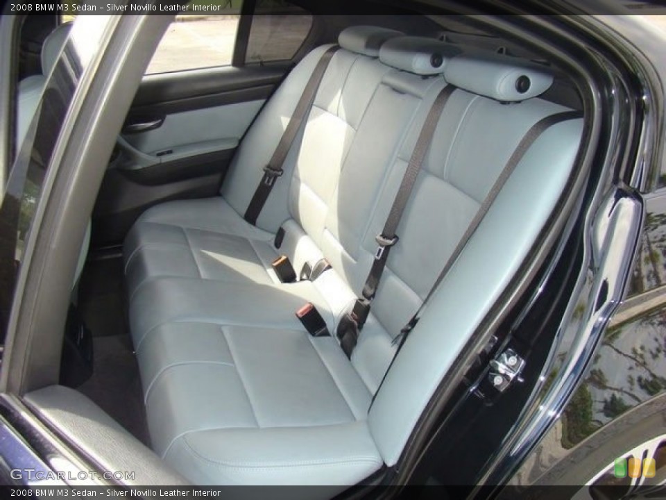 Silver Novillo Leather Interior Photo for the 2008 BMW M3 Sedan #56961356