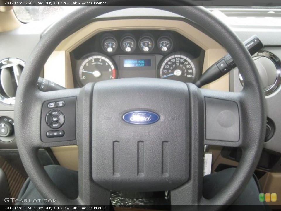 Adobe Interior Steering Wheel for the 2012 Ford F250 Super Duty XLT Crew Cab #56961491