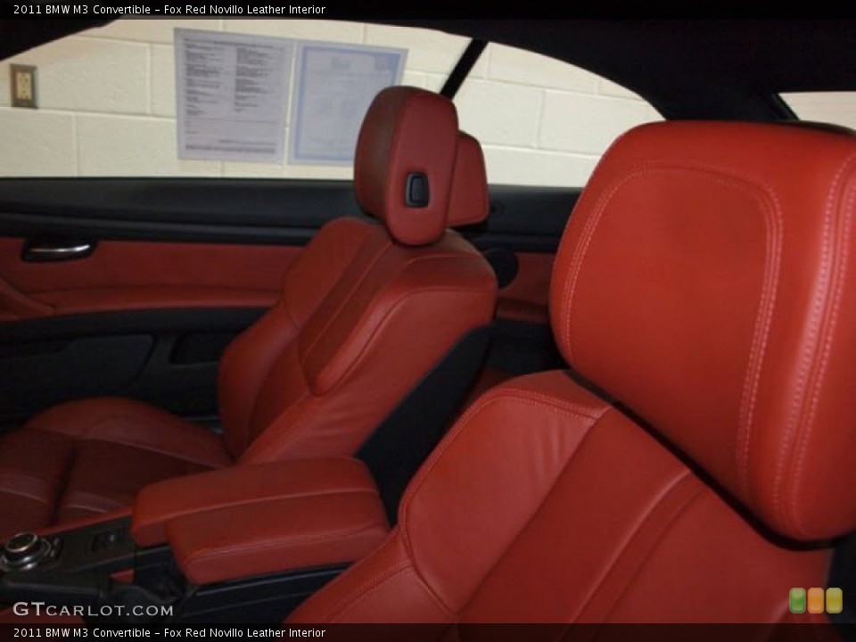 Fox Red Novillo Leather Interior Photo for the 2011 BMW M3 Convertible #56961494