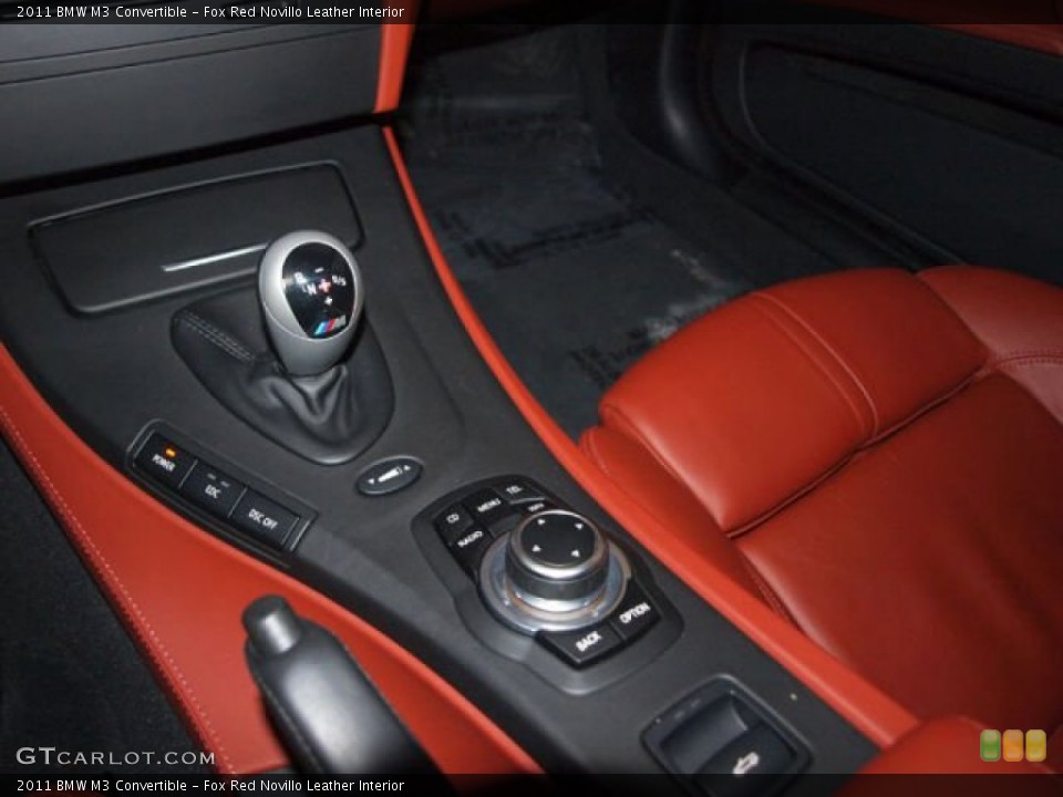 Fox Red Novillo Leather Interior Transmission for the 2011 BMW M3 Convertible #56961524