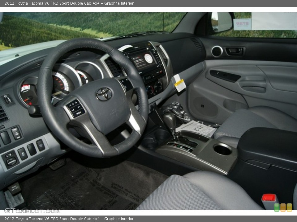 Graphite Interior Photo for the 2012 Toyota Tacoma V6 TRD Sport Double Cab 4x4 #56963906