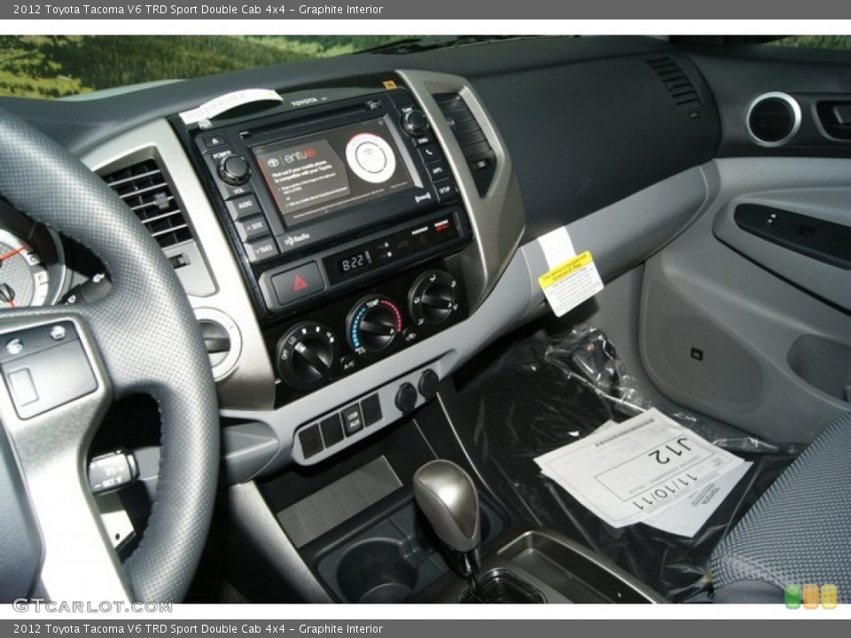 Graphite Interior Dashboard for the 2012 Toyota Tacoma V6 TRD Sport Double Cab 4x4 #56963915