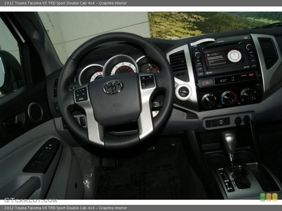 Graphite Interior Steering Wheel for the 2012 Toyota Tacoma V6 TRD Sport Double Cab 4x4 #56963939