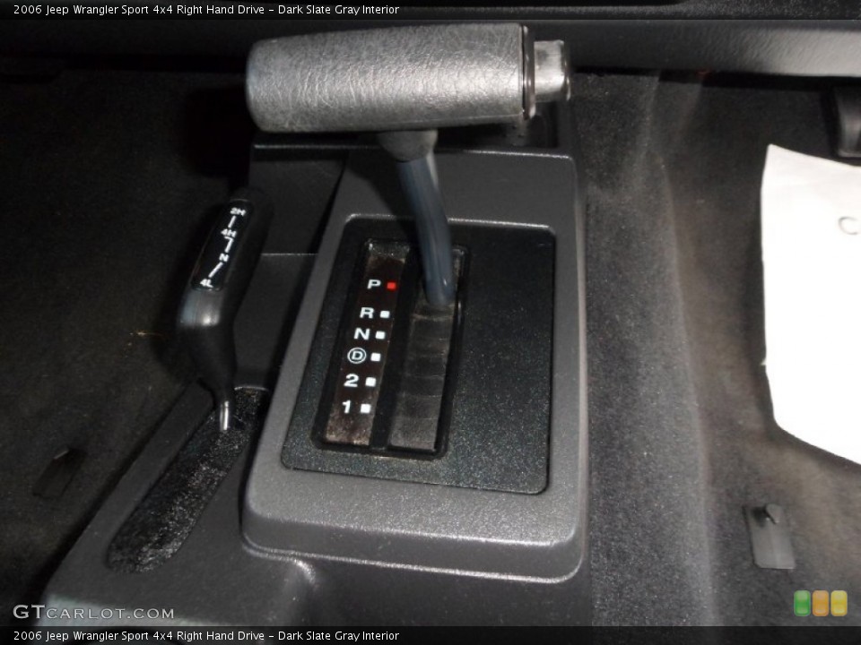 Dark Slate Gray Interior Transmission for the 2006 Jeep Wrangler Sport 4x4 Right Hand Drive #56965532