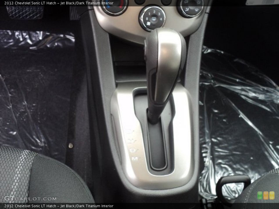 Jet Black/Dark Titanium Interior Transmission for the 2012 Chevrolet Sonic LT Hatch #56968046