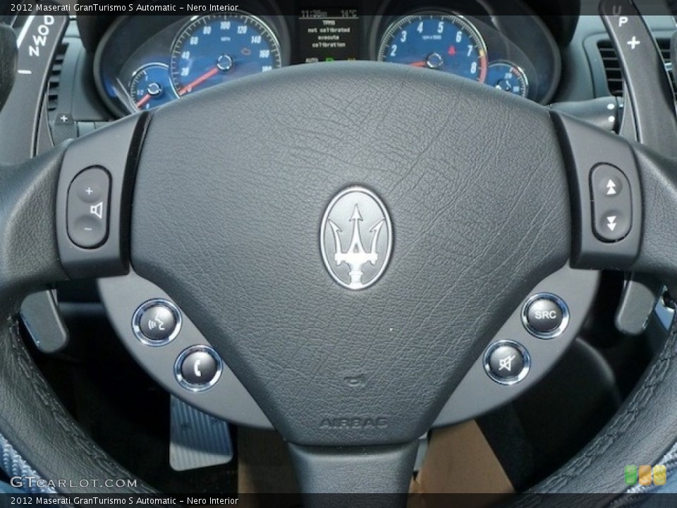 Nero Interior Steering Wheel for the 2012 Maserati GranTurismo S Automatic #56968232