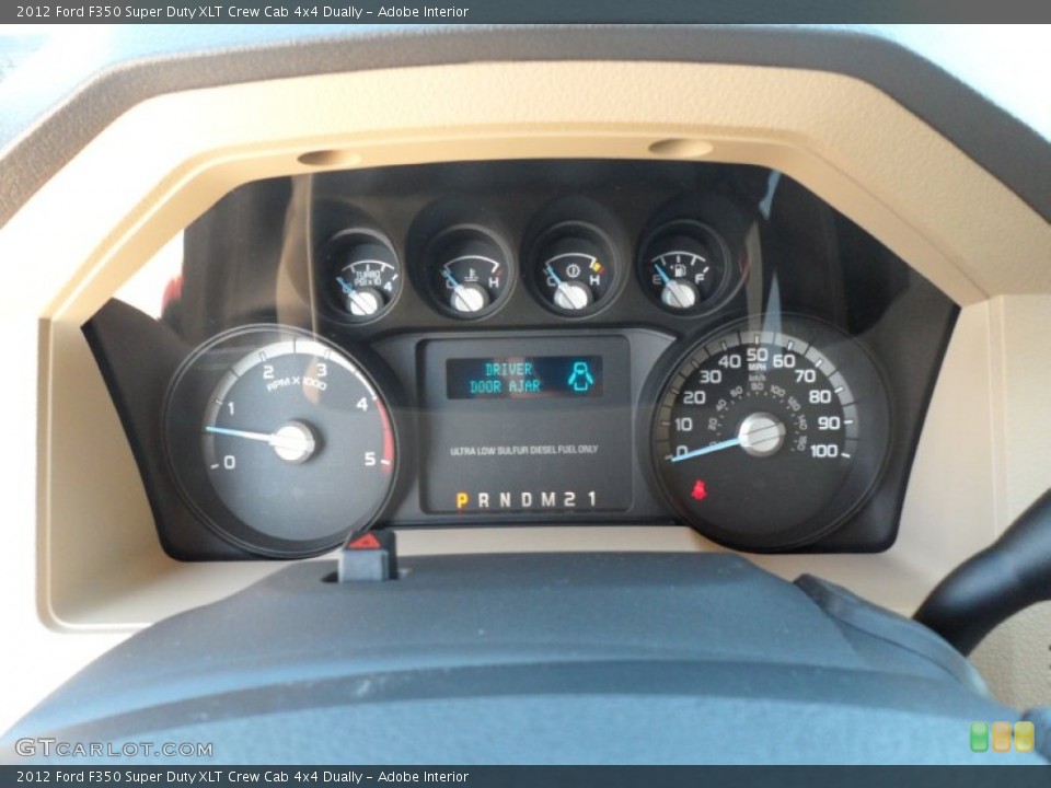 Adobe Interior Gauges for the 2012 Ford F350 Super Duty XLT Crew Cab 4x4 Dually #56973344