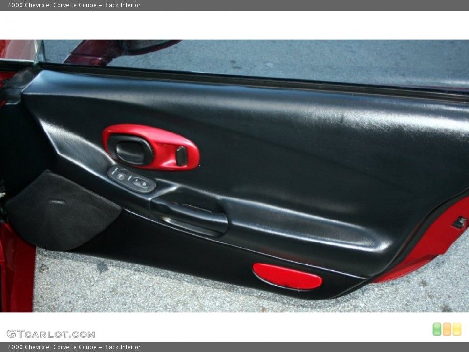 Black Interior Door Panel for the 2000 Chevrolet Corvette Coupe #56975225
