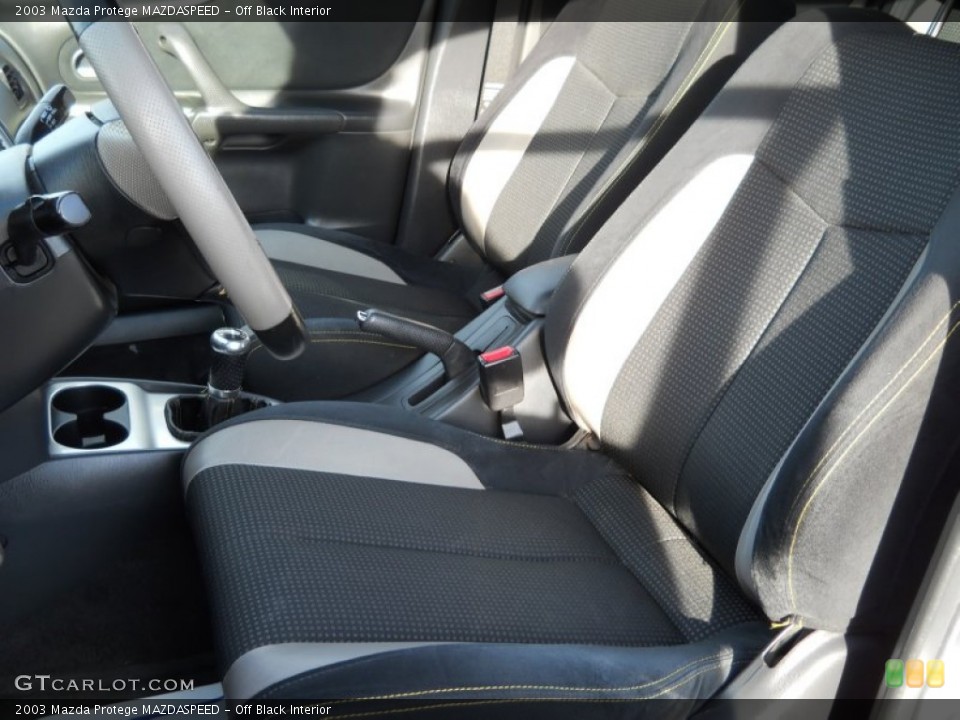 Off Black Interior Photo for the 2003 Mazda Protege MAZDASPEED #56976293