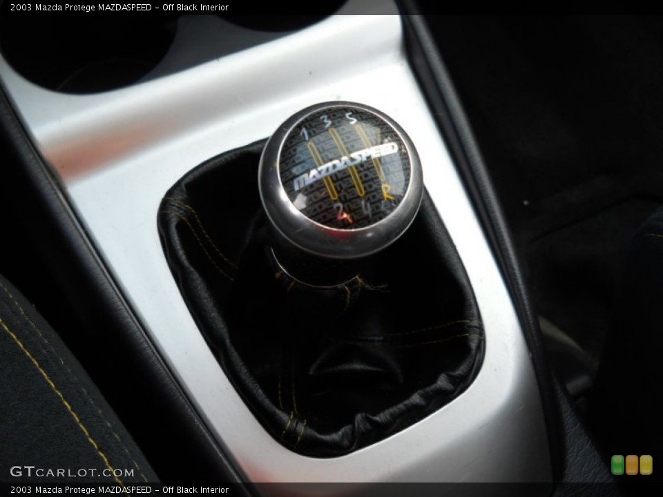 Off Black Interior Transmission for the 2003 Mazda Protege MAZDASPEED #56976317