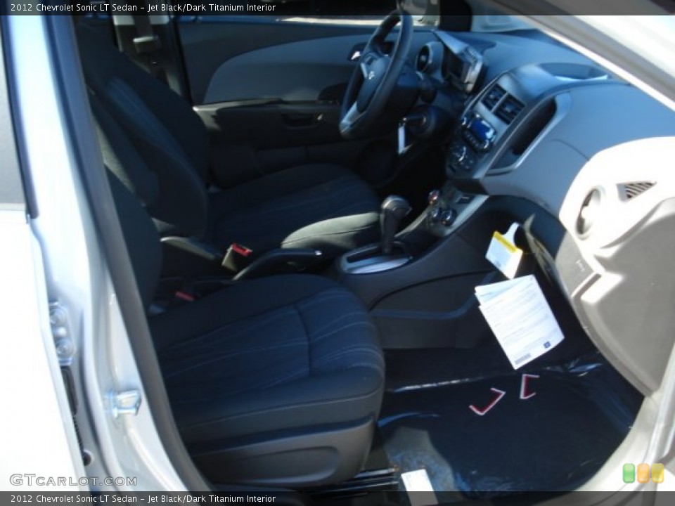 Jet Black/Dark Titanium Interior Photo for the 2012 Chevrolet Sonic LT Sedan #56977163