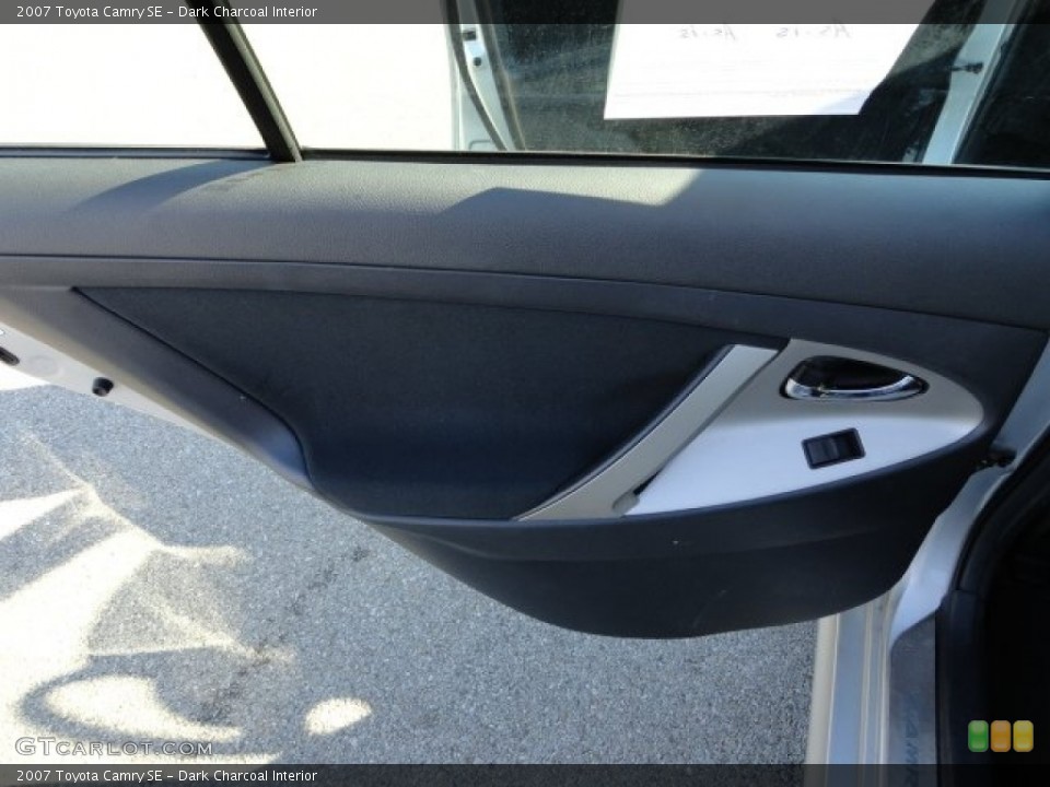 Dark Charcoal Interior Door Panel for the 2007 Toyota Camry SE #56978717