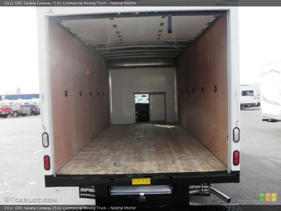 Neutral Interior Trunk for the 2012 GMC Savana Cutaway 3500 Commercial Moving Truck #56981939