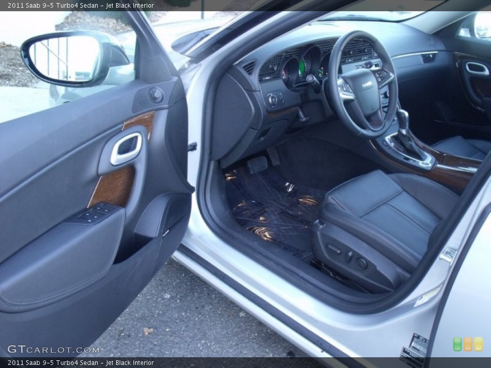 Jet Black Interior Photo for the 2011 Saab 9-5 Turbo4 Sedan #56982367