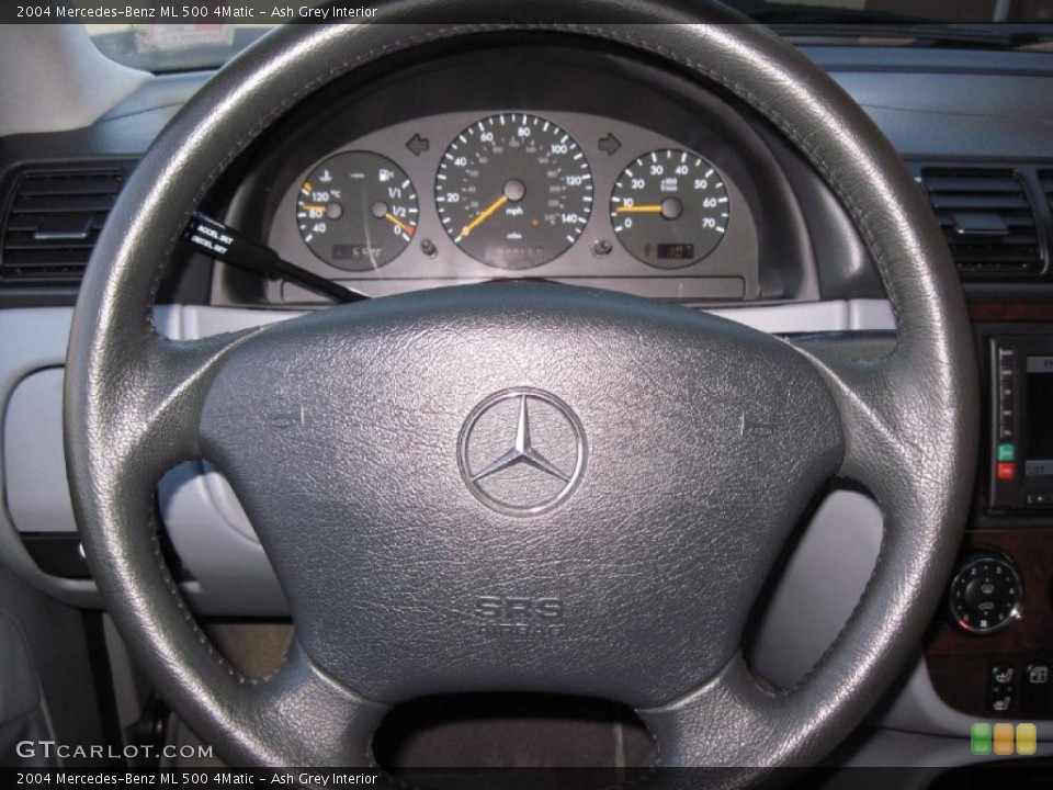 Ash Grey Interior Steering Wheel for the 2004 Mercedes-Benz ML 500 4Matic #56983156