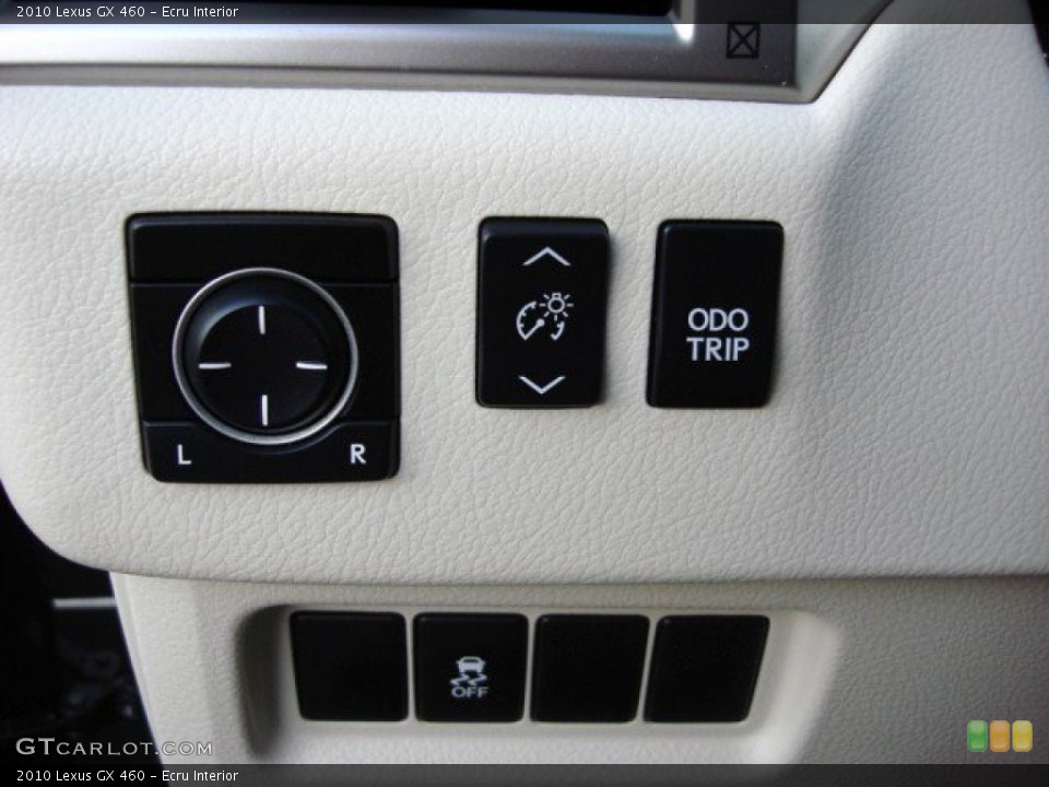 Ecru Interior Controls for the 2010 Lexus GX 460 #56983805