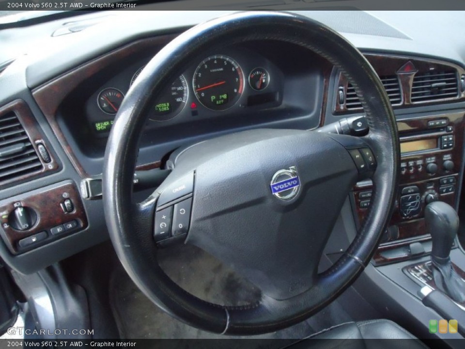 Graphite Interior Steering Wheel for the 2004 Volvo S60 2.5T AWD #56984831