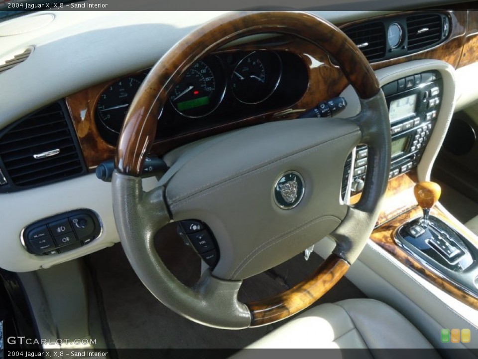 Sand Interior Steering Wheel for the 2004 Jaguar XJ XJ8 #56986157