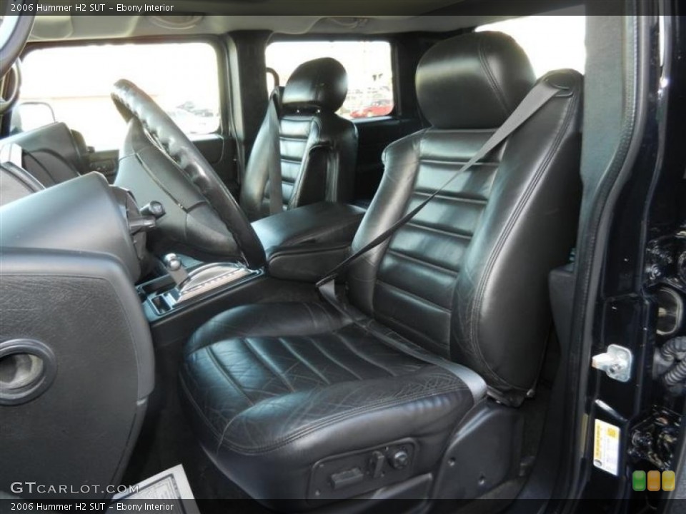 Ebony Interior Photo for the 2006 Hummer H2 SUT #56986722