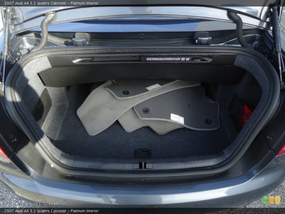 Platinum Interior Trunk for the 2007 Audi A4 3.2 quattro Cabriolet #56987657